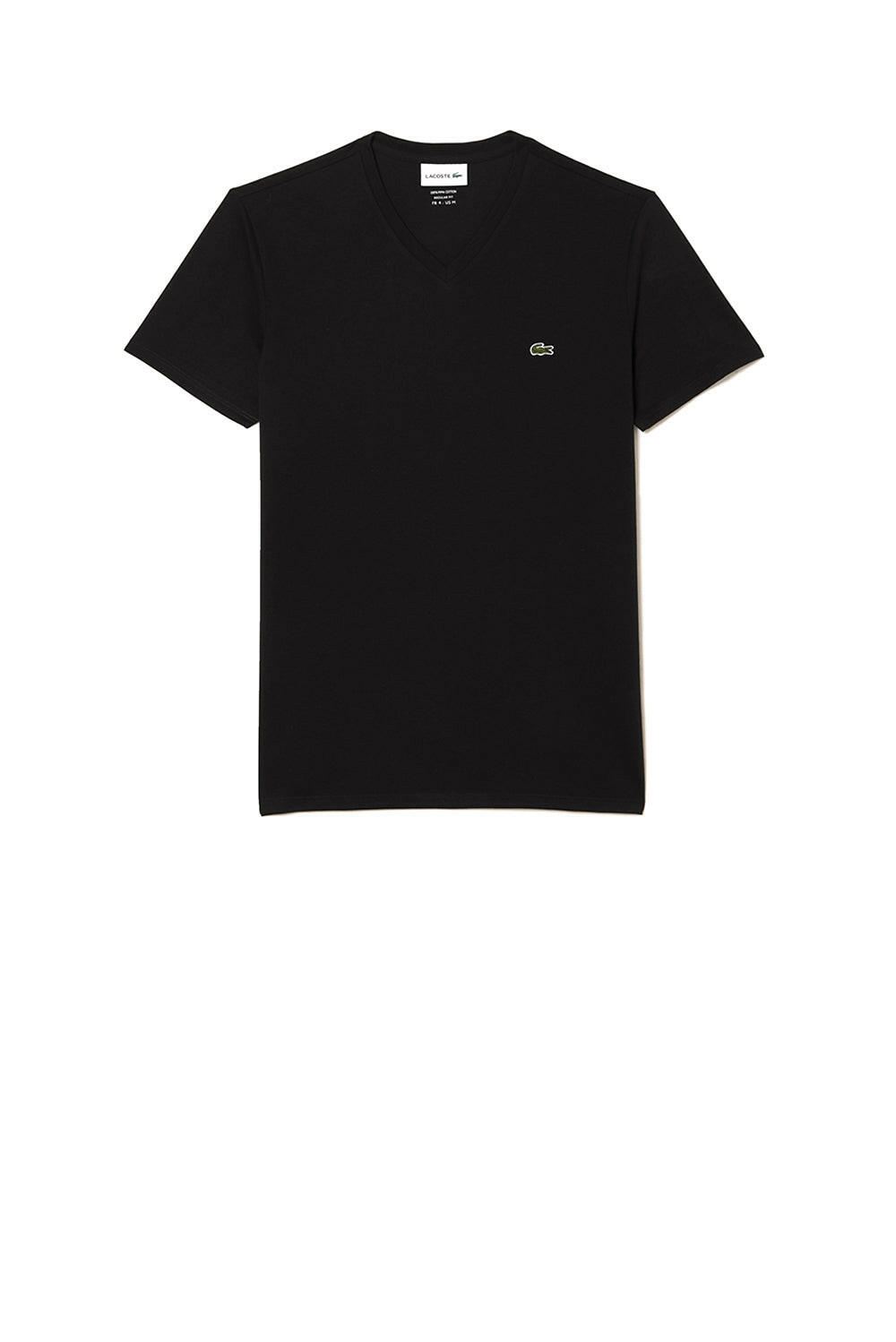  Lacoste T-shirt V Black Uomo - 1
