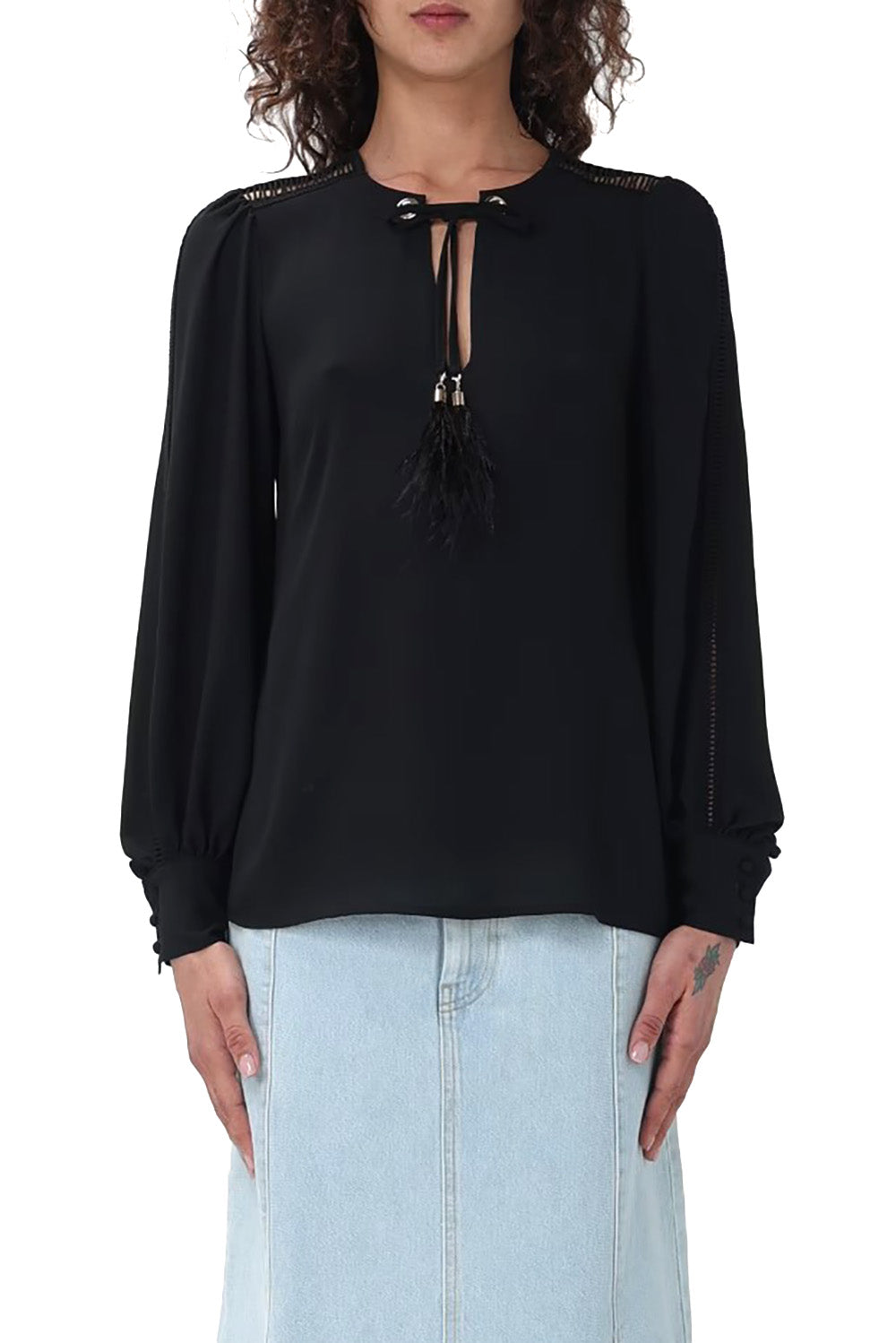  Liu Jo Blouse Nero Woman - 2