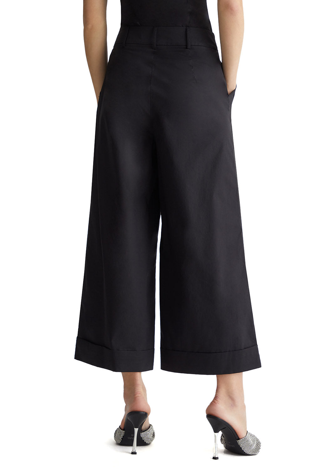  Liu Jo Palazzo Trousers Nero Woman - 3