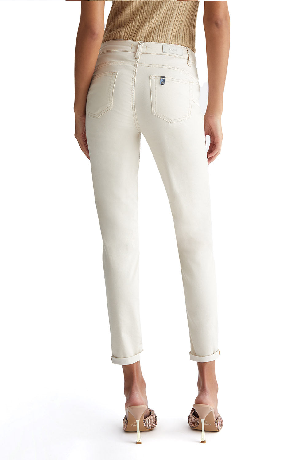  Liu Jo Bottom Up Trousers Natural Woman - 3