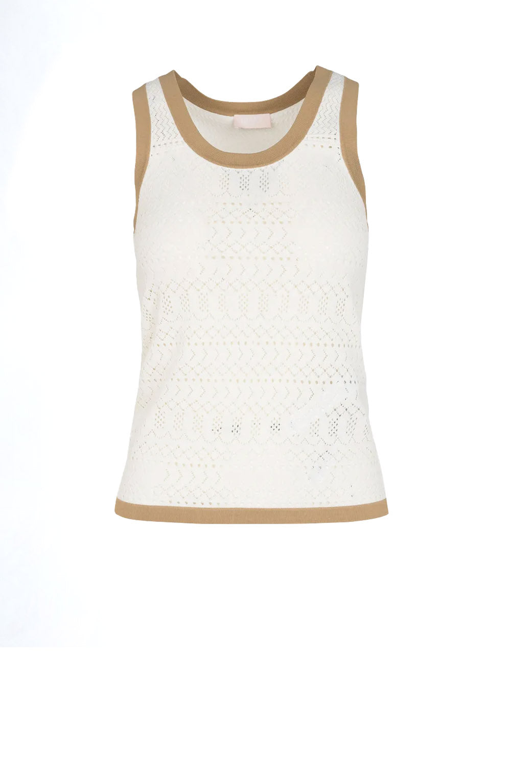  Liu Jo Top In Maglia Bianco Woman - 1