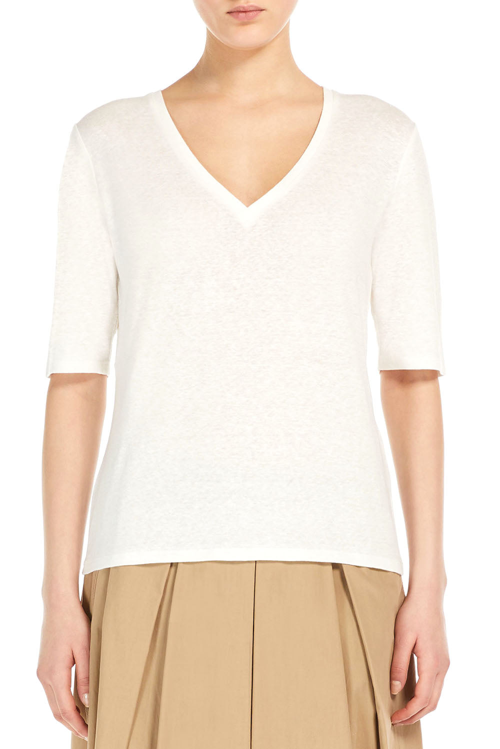  Max Mara T-shirt In Jersey Di Lino<br/> Woman - 2