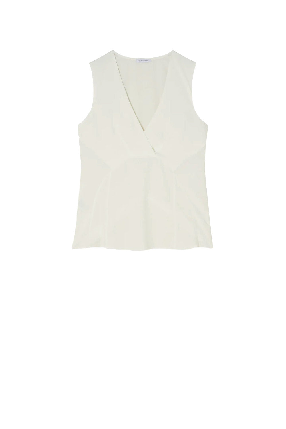  Patrizia Pepe Top Smanicato Essential Bianco Woman - 1