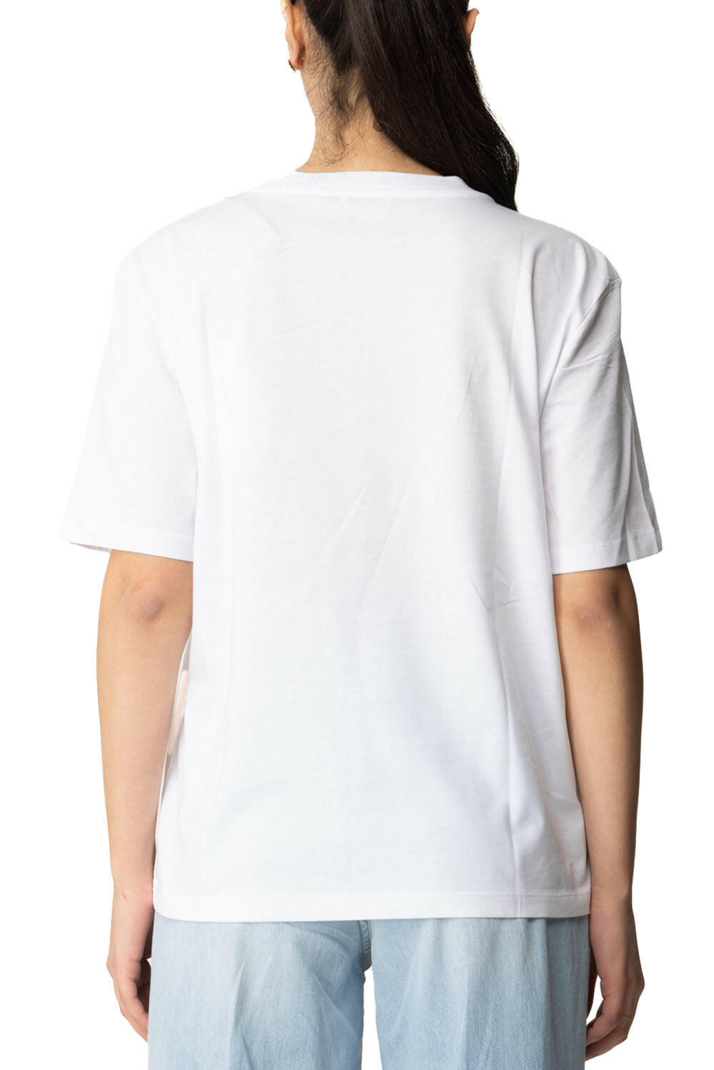  Patrizia Pepe T-shirt Logo Bianco Donna - 3