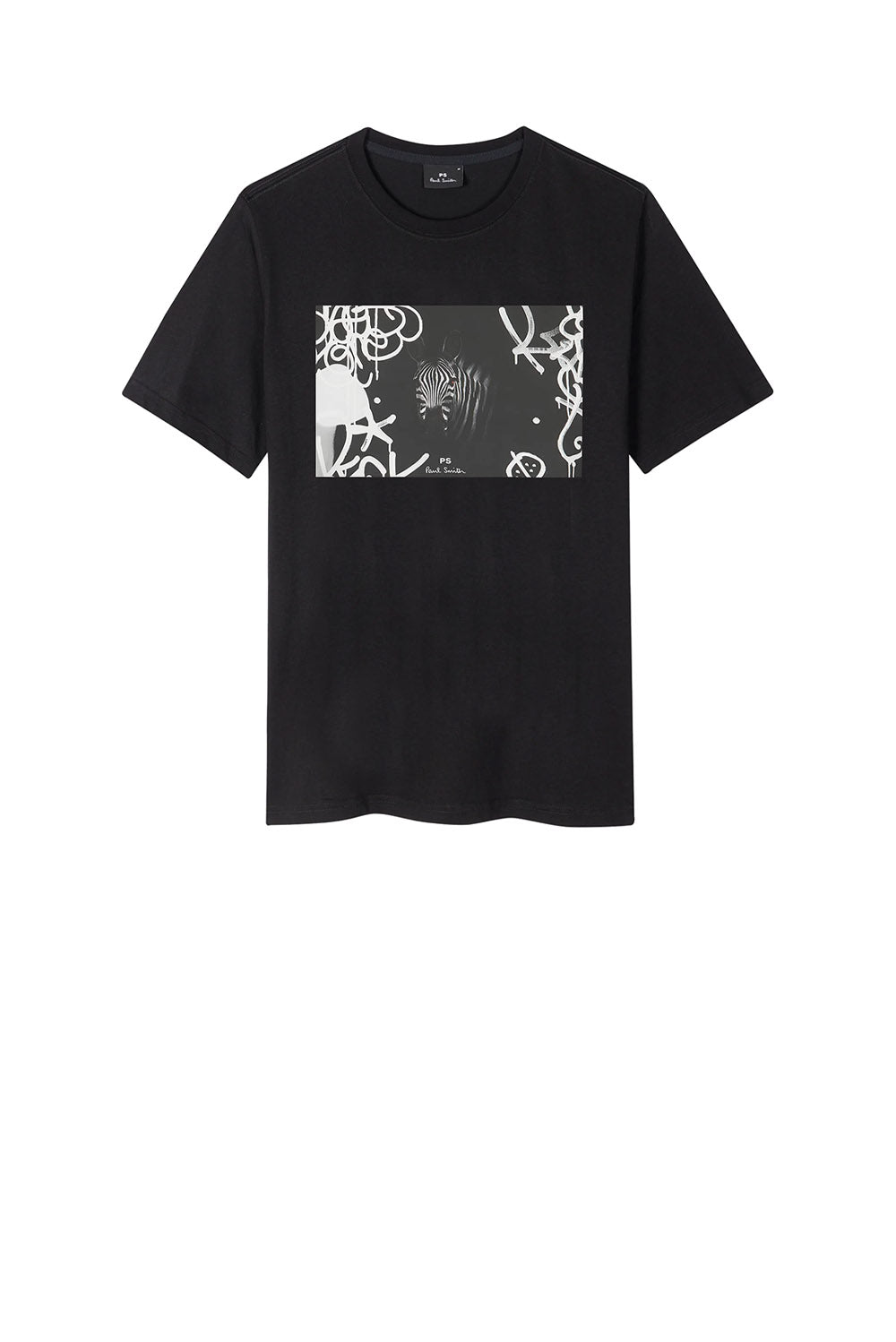  Paul Smith T-shirt With Graphic Print Nero Uomo - 1