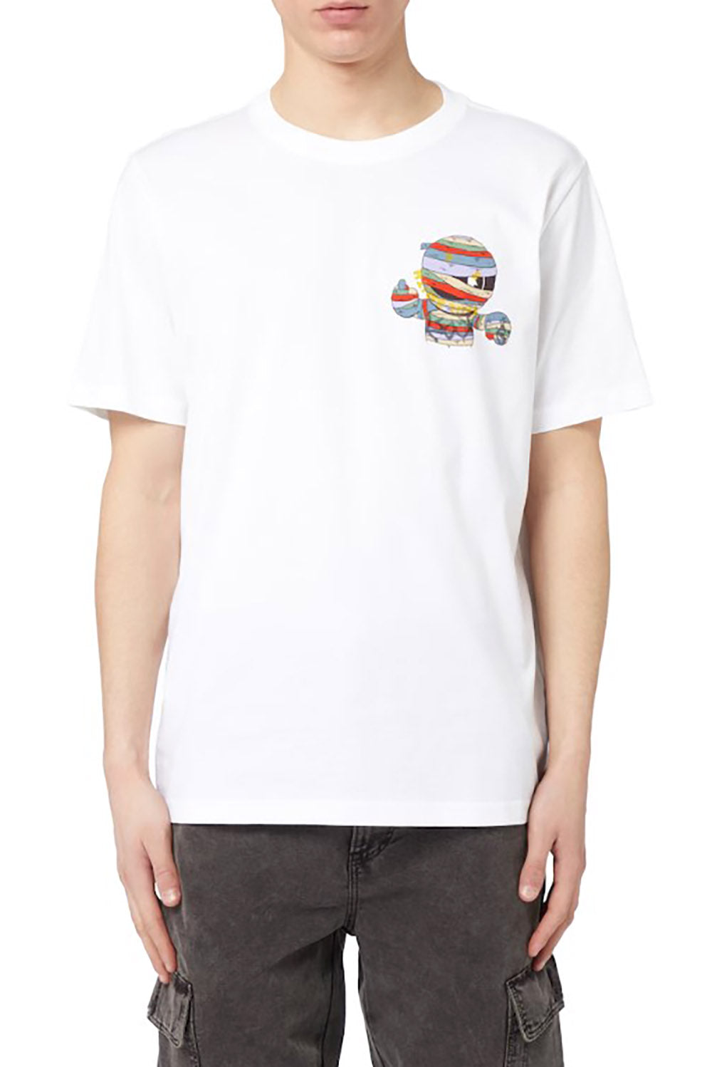  Paul Smith T-shirt With Graphic Print Bianco Uomo - 2