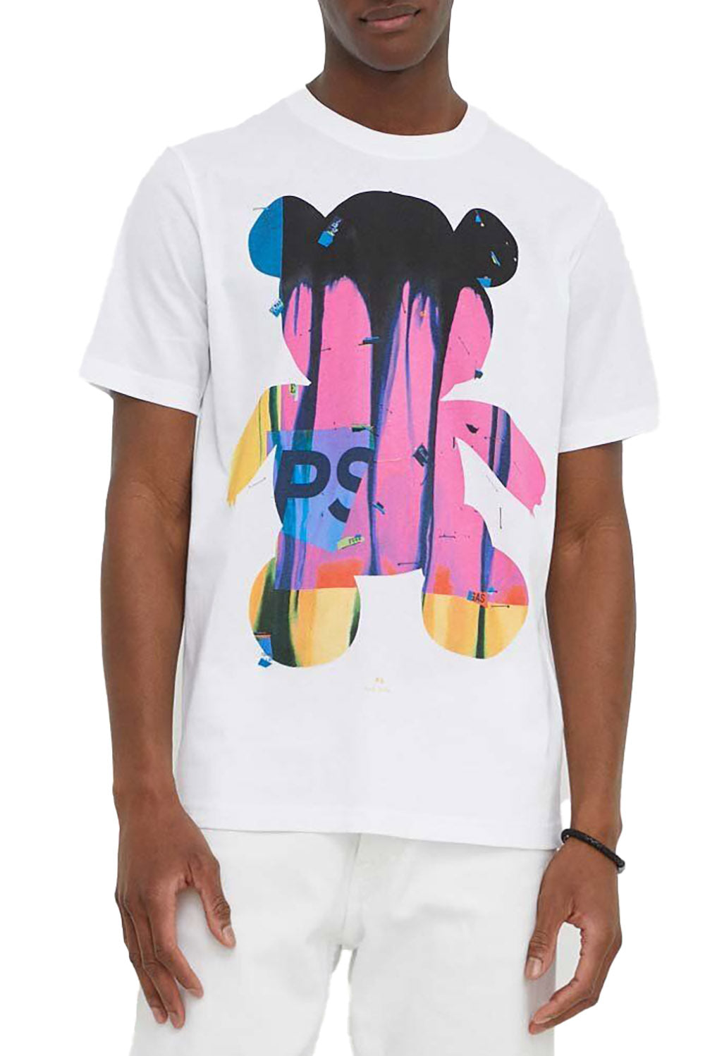  Paul Smith T-shirt With Graphic Print Bianco Uomo - 2