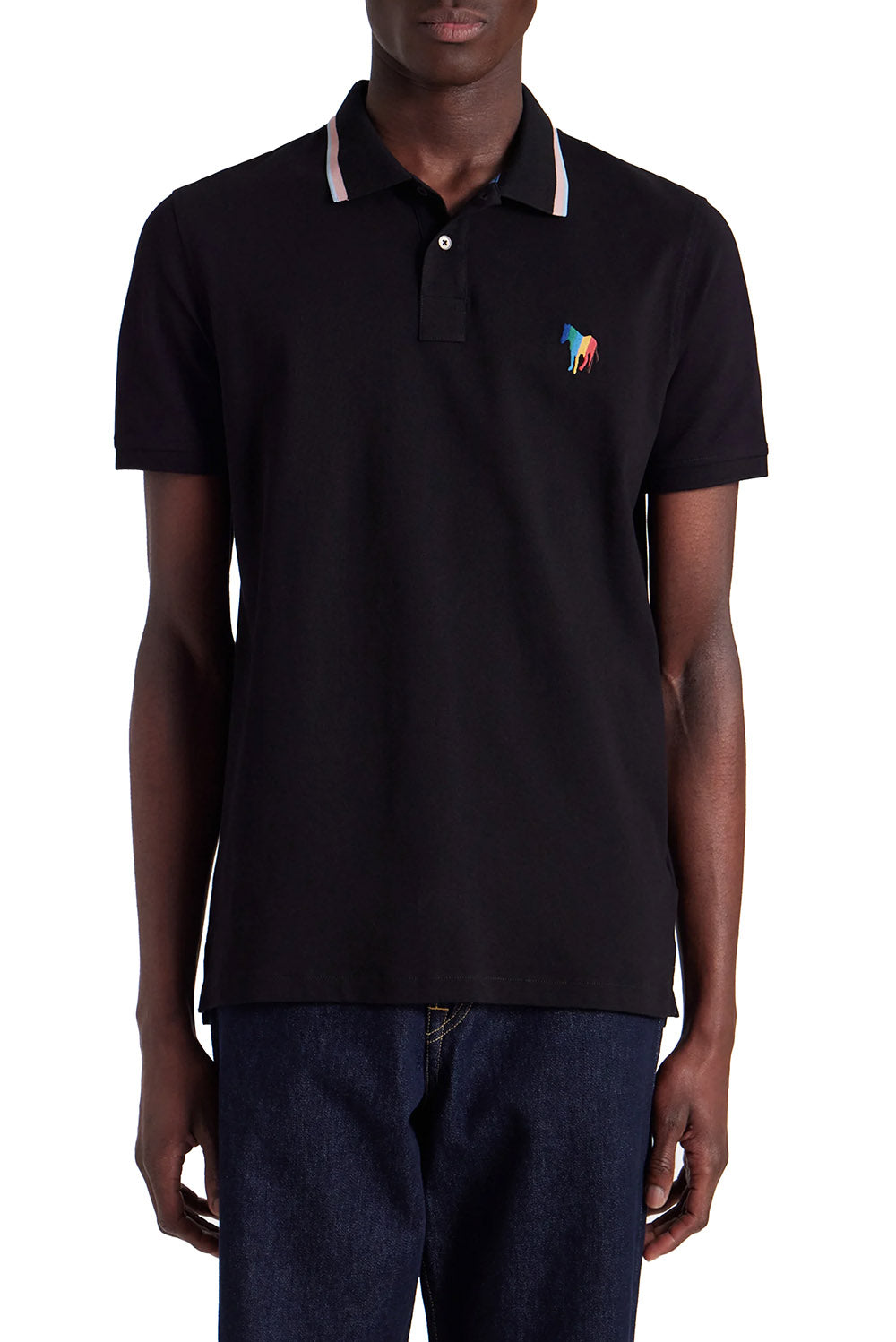  Paul Smith Polo Zebra Nero Uomo - 2