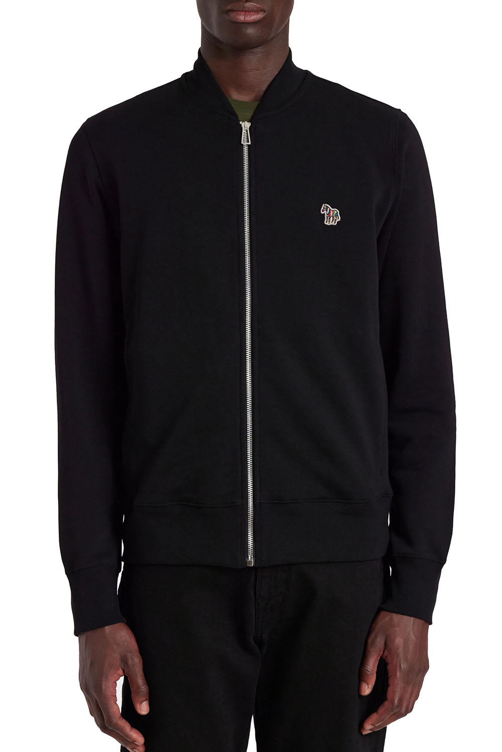  Paul Smith Zip Sweatshirt Nero Uomo - 2