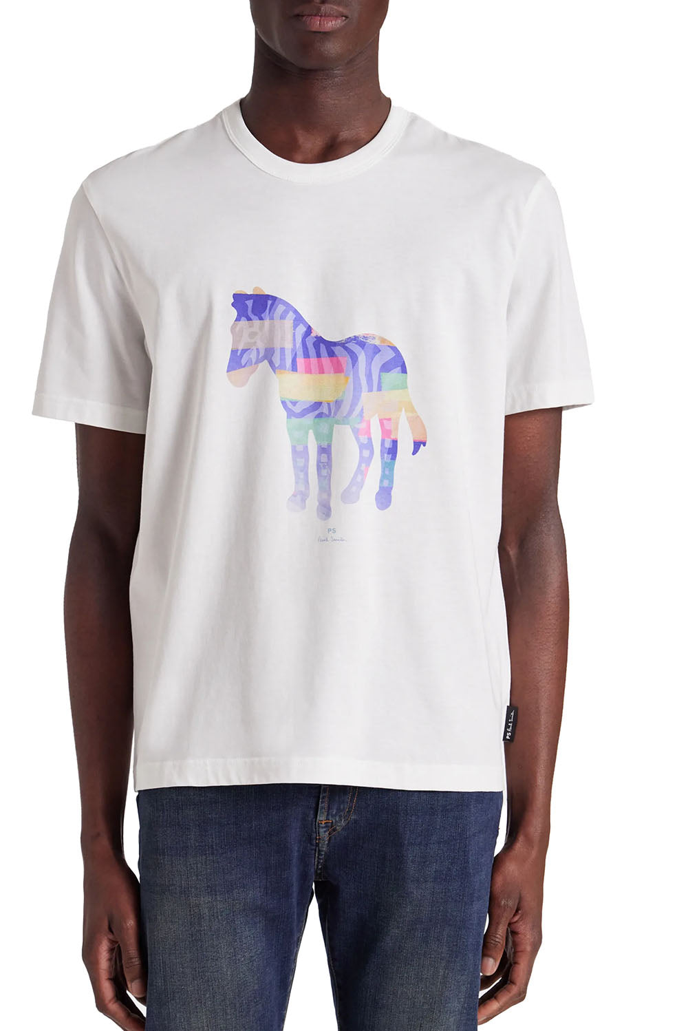  Paul Smith T-shirt With Graphic Print Bianco Uomo - 2