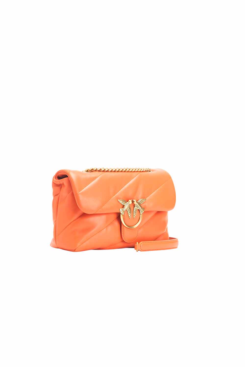  Pinko Love Bag Puff Mini Arancio Woman - 2