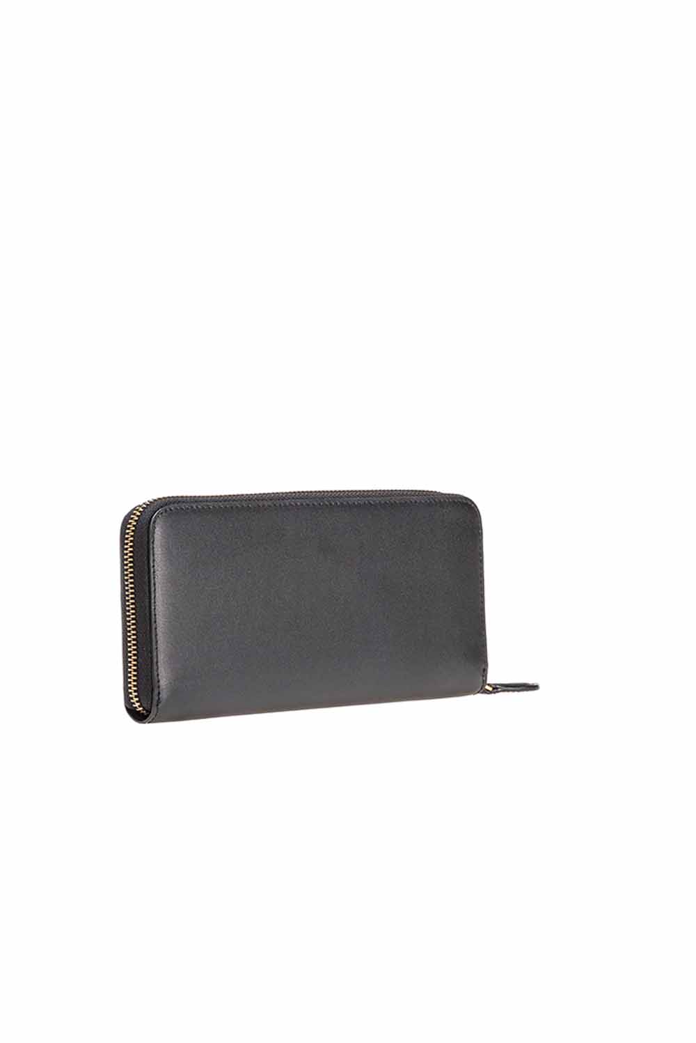  Pinko Zip-around Wallet Nero Oro Woman - 2