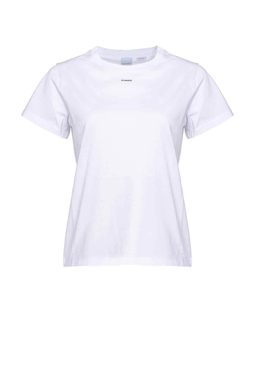  Pinko T-shirt Mini Logo Bianco Woman - 1