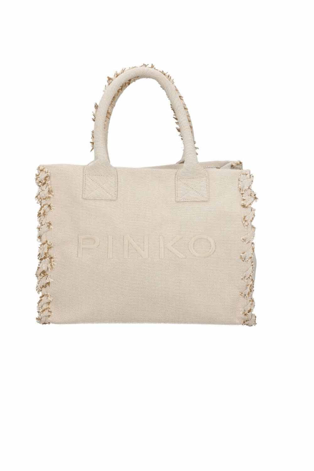  Pinko Borsa Beach Shopper Sabbia Woman - 1