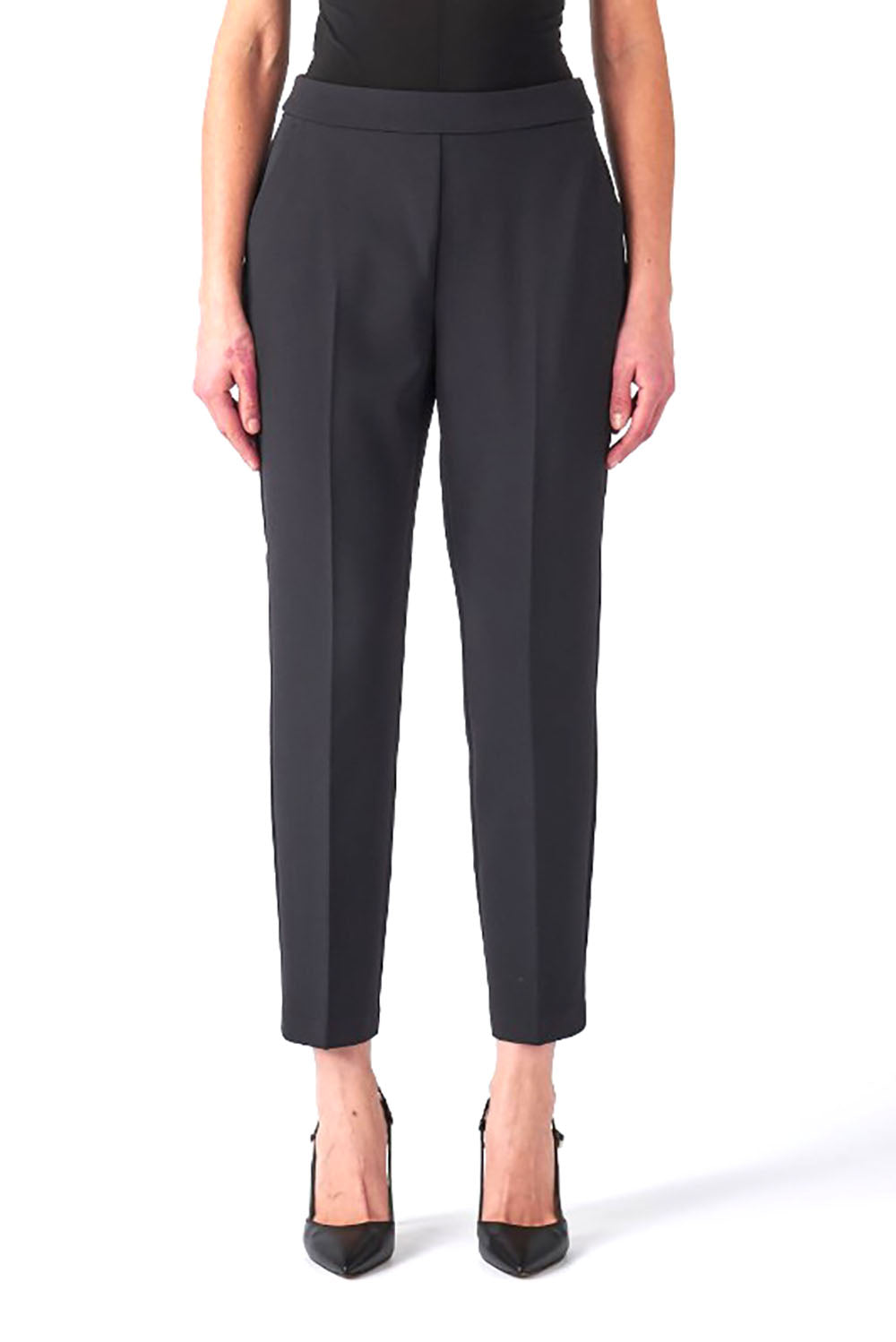  Pinko Pantaloni Slim Nero Woman - 2