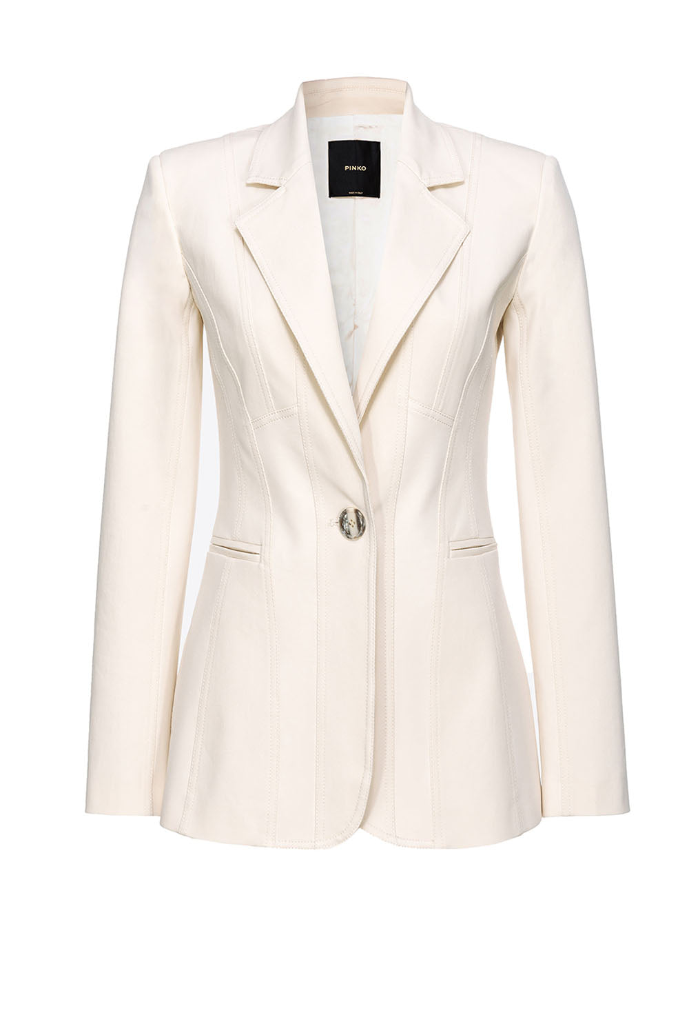  Pinko Single-breasted Blazer Rosa Fumo Woman - 1