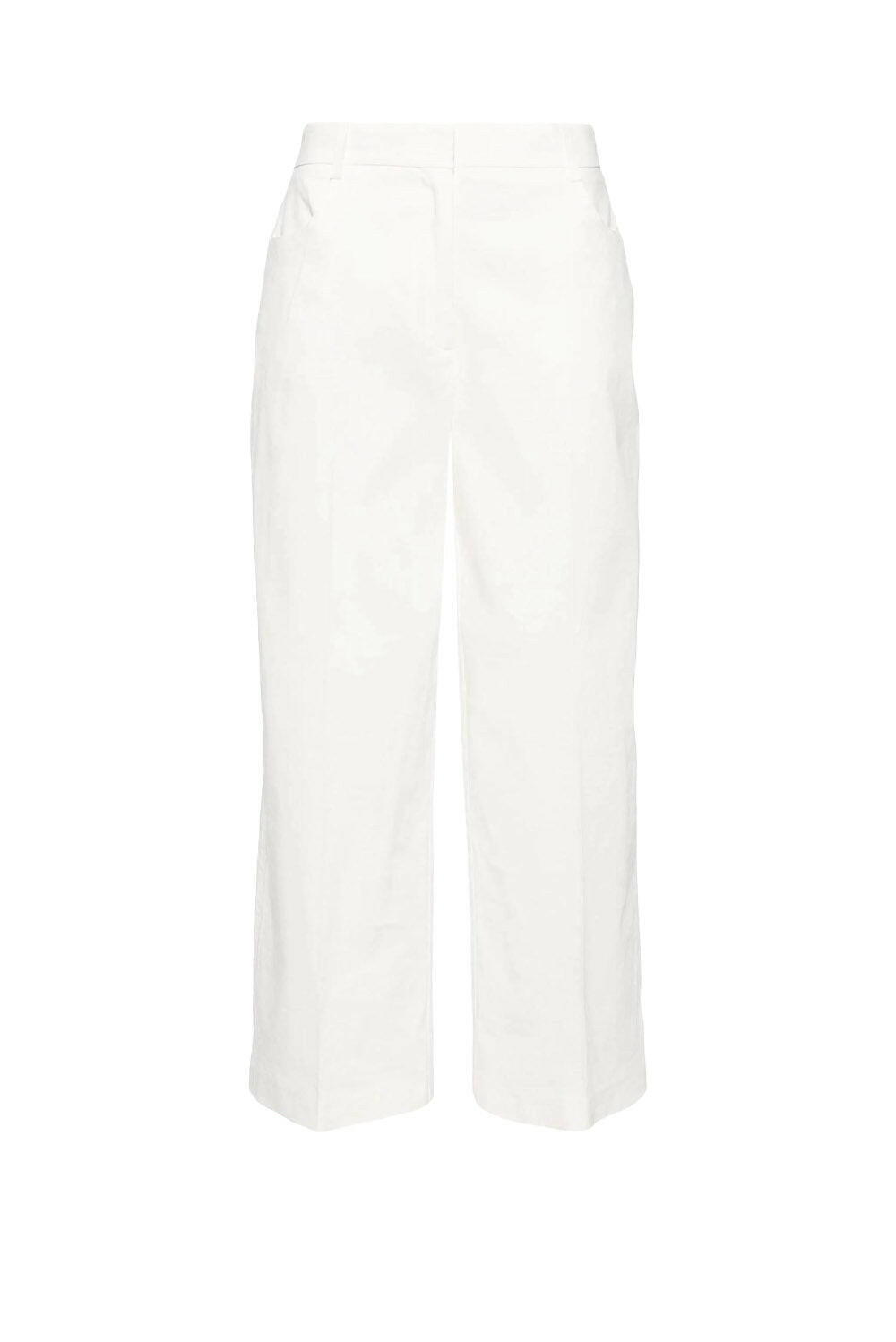  Pinko Pantalone Crop Bianco Donna - 1