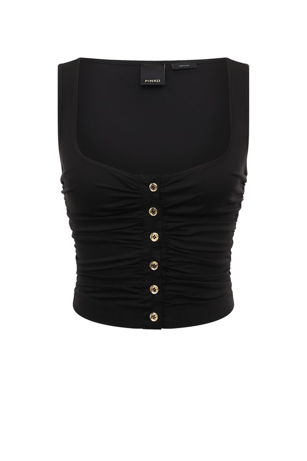  Pinko Top Senza Maniche Nero Woman - 1