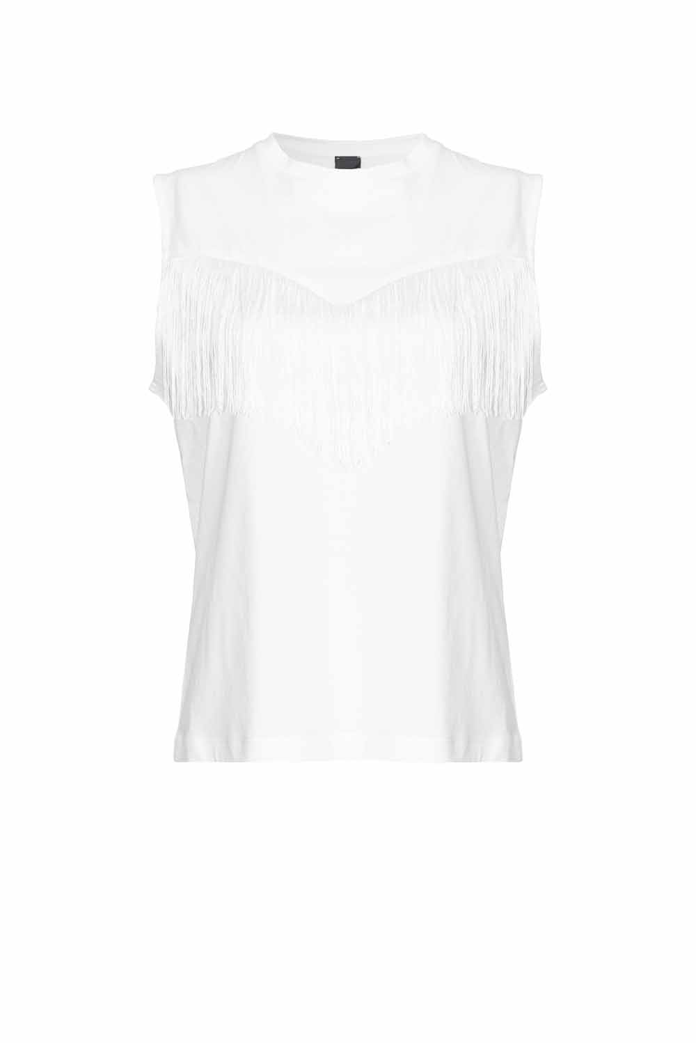  Pinko T-shirt Smanicata Bianco Woman - 1