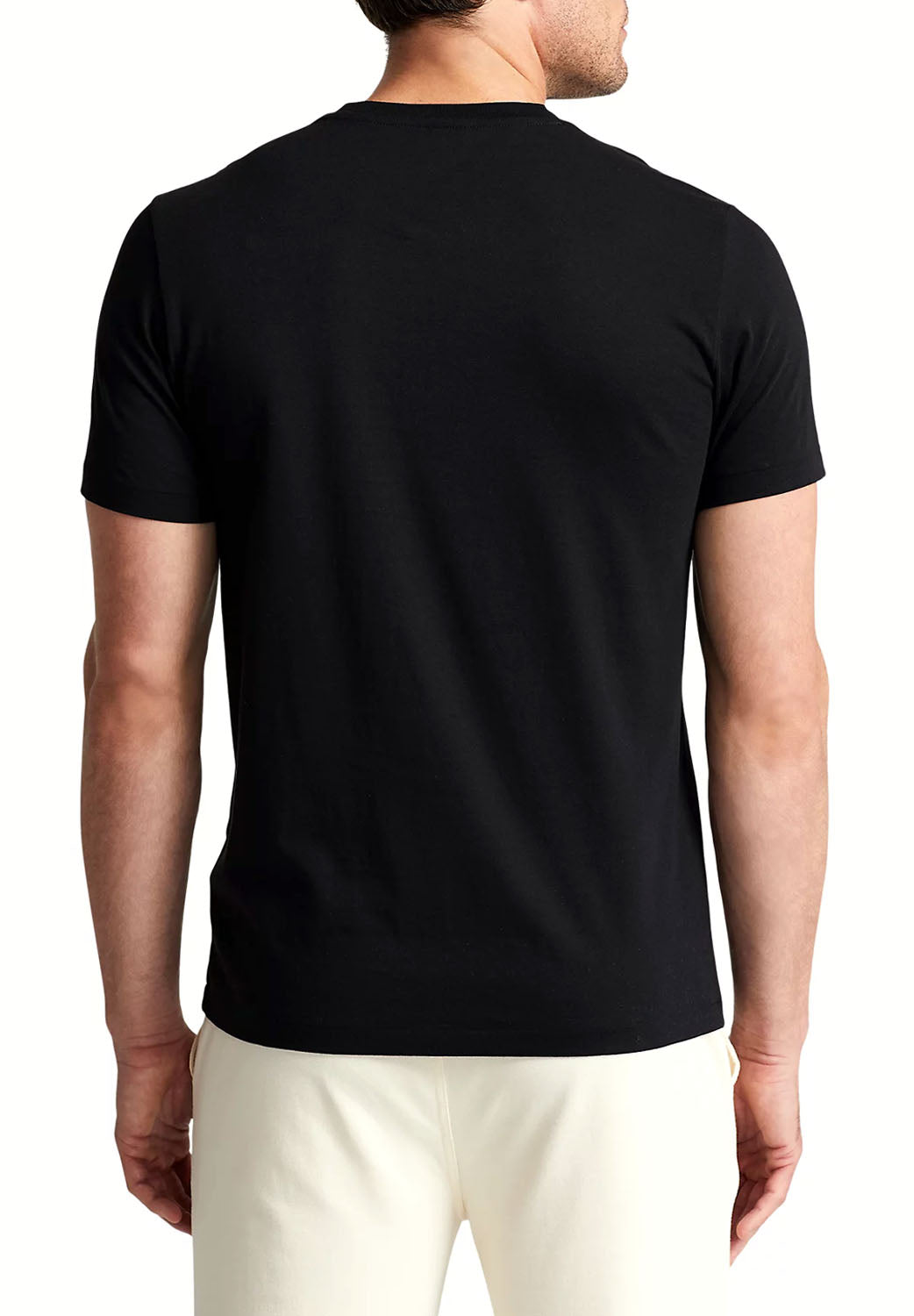  Ralph Lauren Logo T-shirt Black Uomo - 3