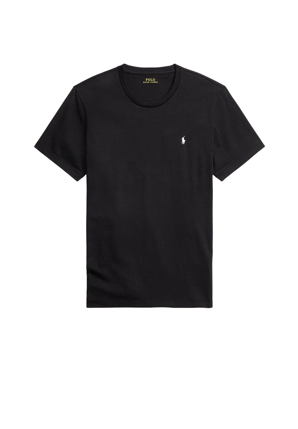  Ralph Lauren Logo T-shirt Black Uomo - 1