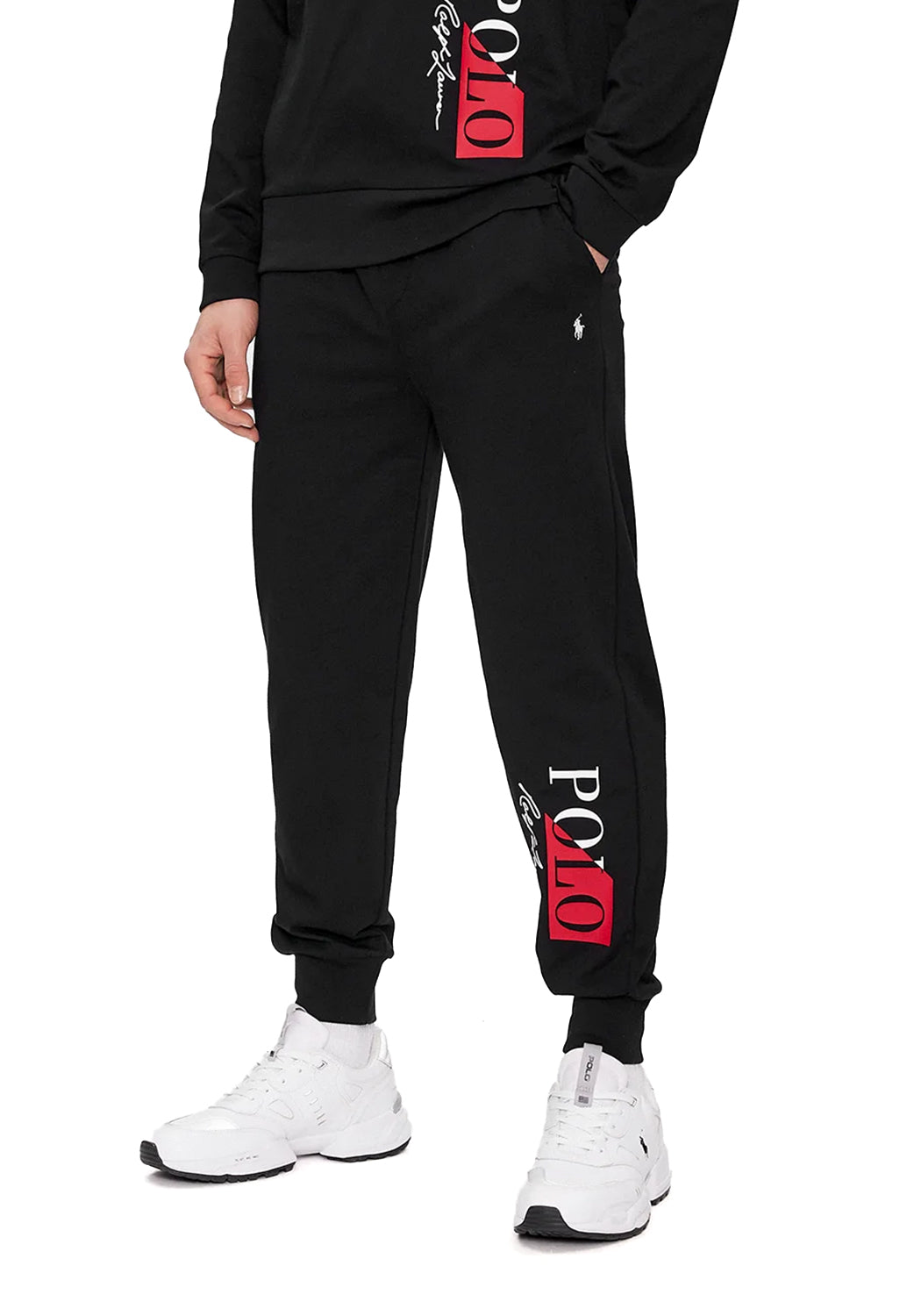  Ralph Lauren Joggers Crew Black Uomo - 2