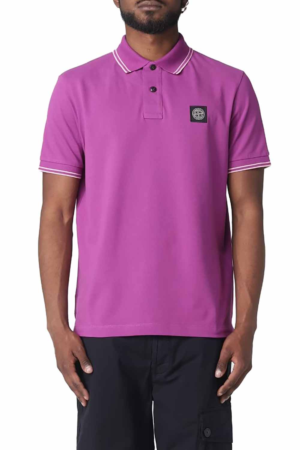  Stone Island Polo Pique' V3045 Uomo - 2