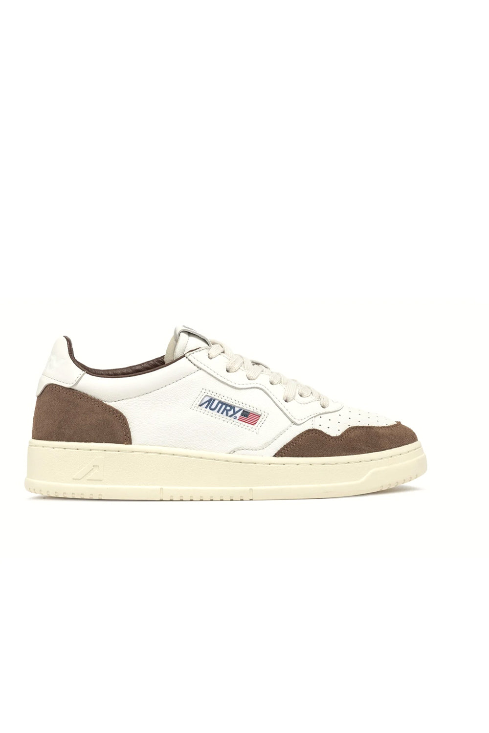  Autry Sneakers Medalist Low White Cigar Uomo - 1