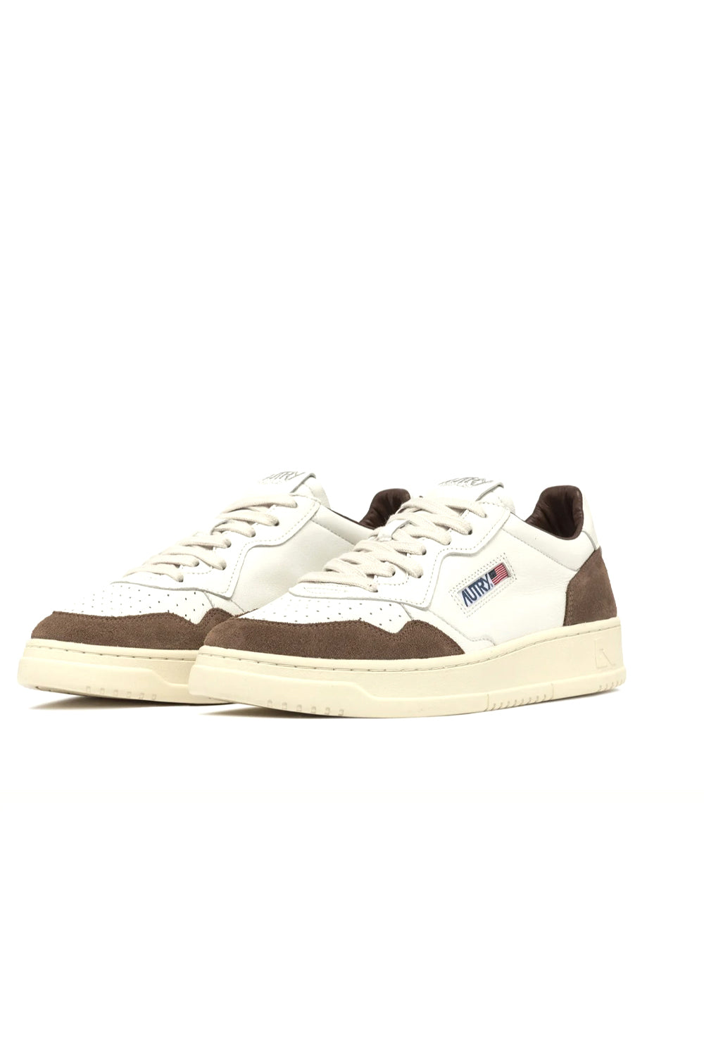  Autry Sneakers Medalist Low White Cigar Uomo - 2