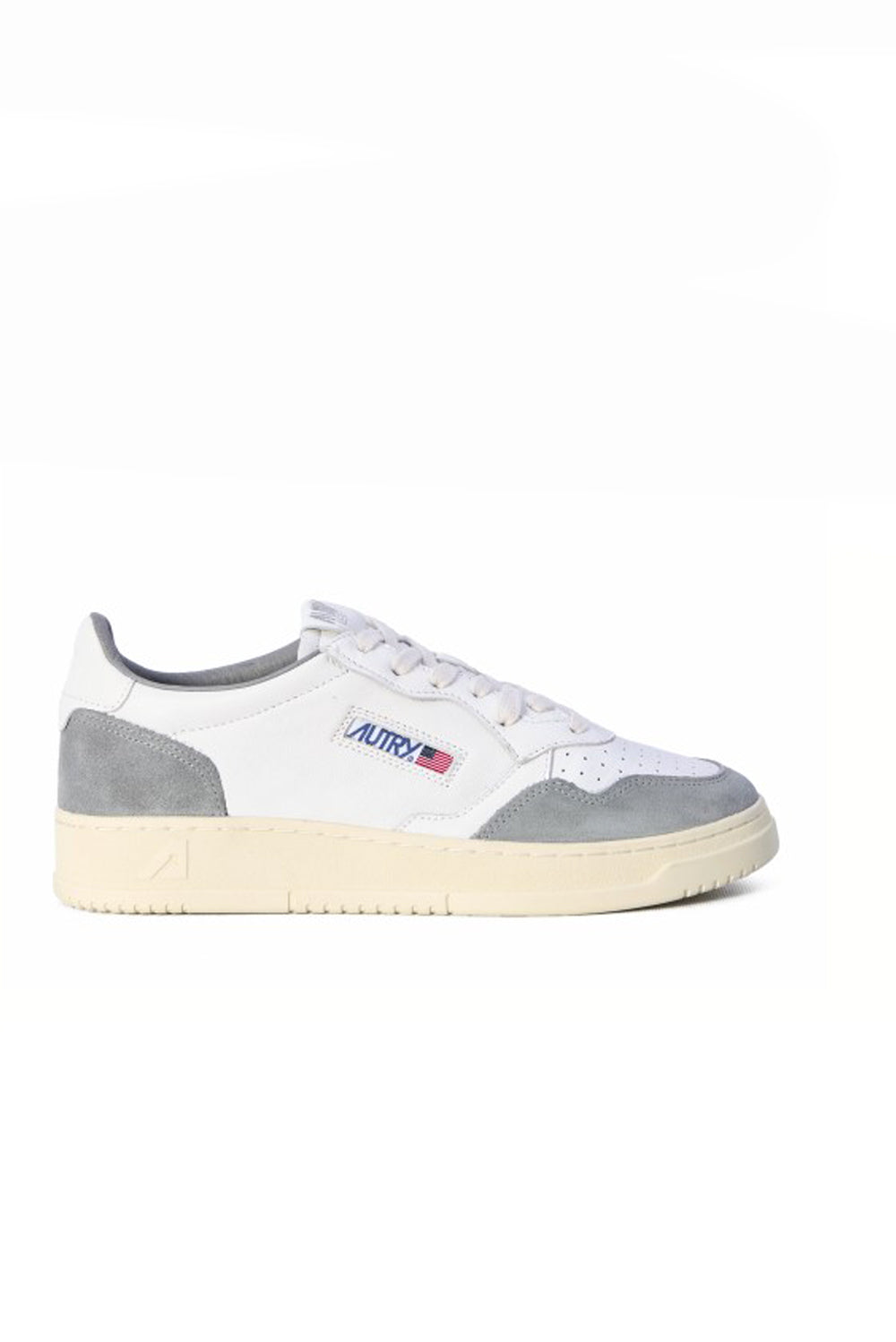  Autry Sneakers Medalist Low White Grey Uomo - 1