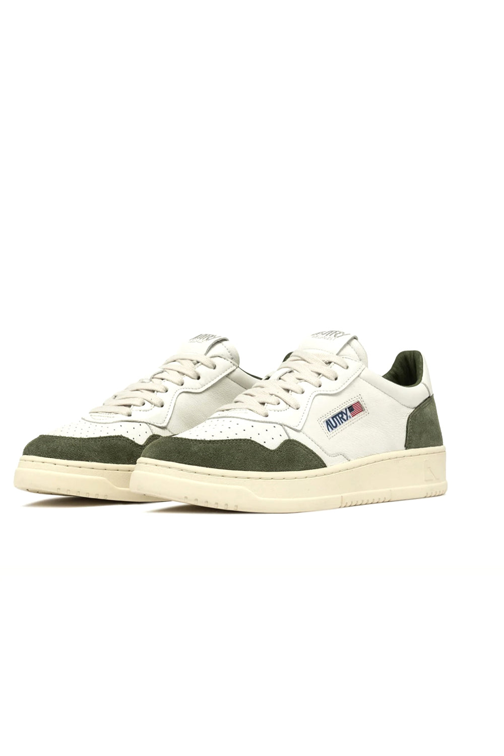  Autry Sneakers Medalist Low White Military Uomo - 2