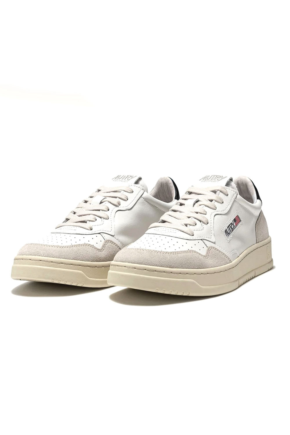  Autry Sneakers Medalist Low White Black Uomo - 2