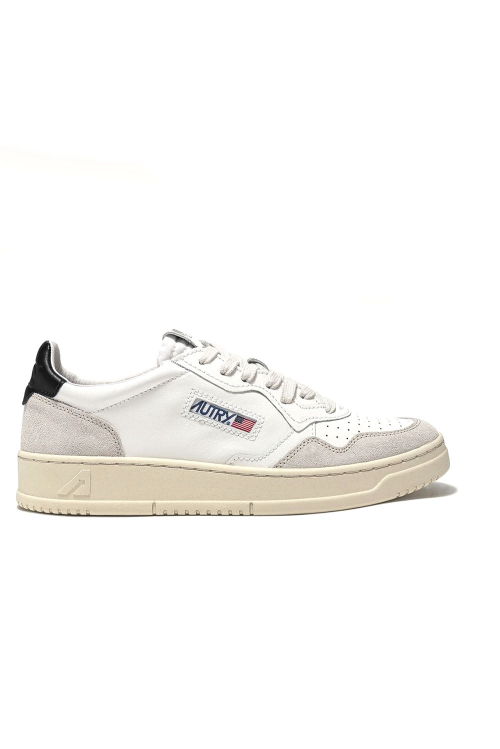  Autry Sneakers Medalist Low White Black Uomo - 1