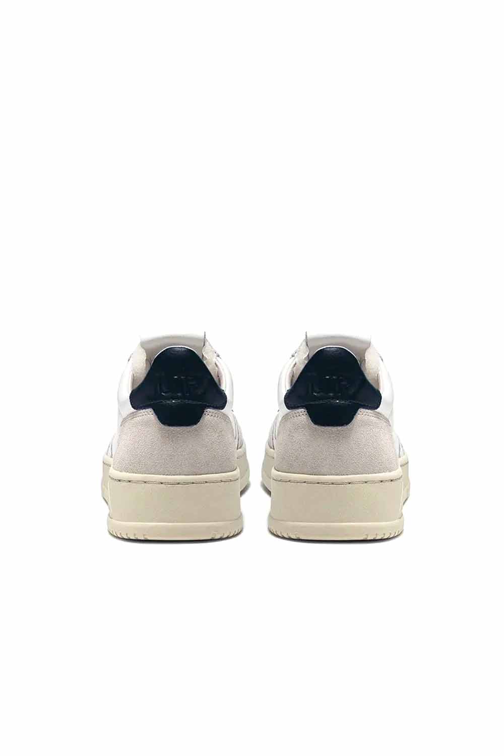  Autry Sneakers Medalist Low White Blue Uomo - 3