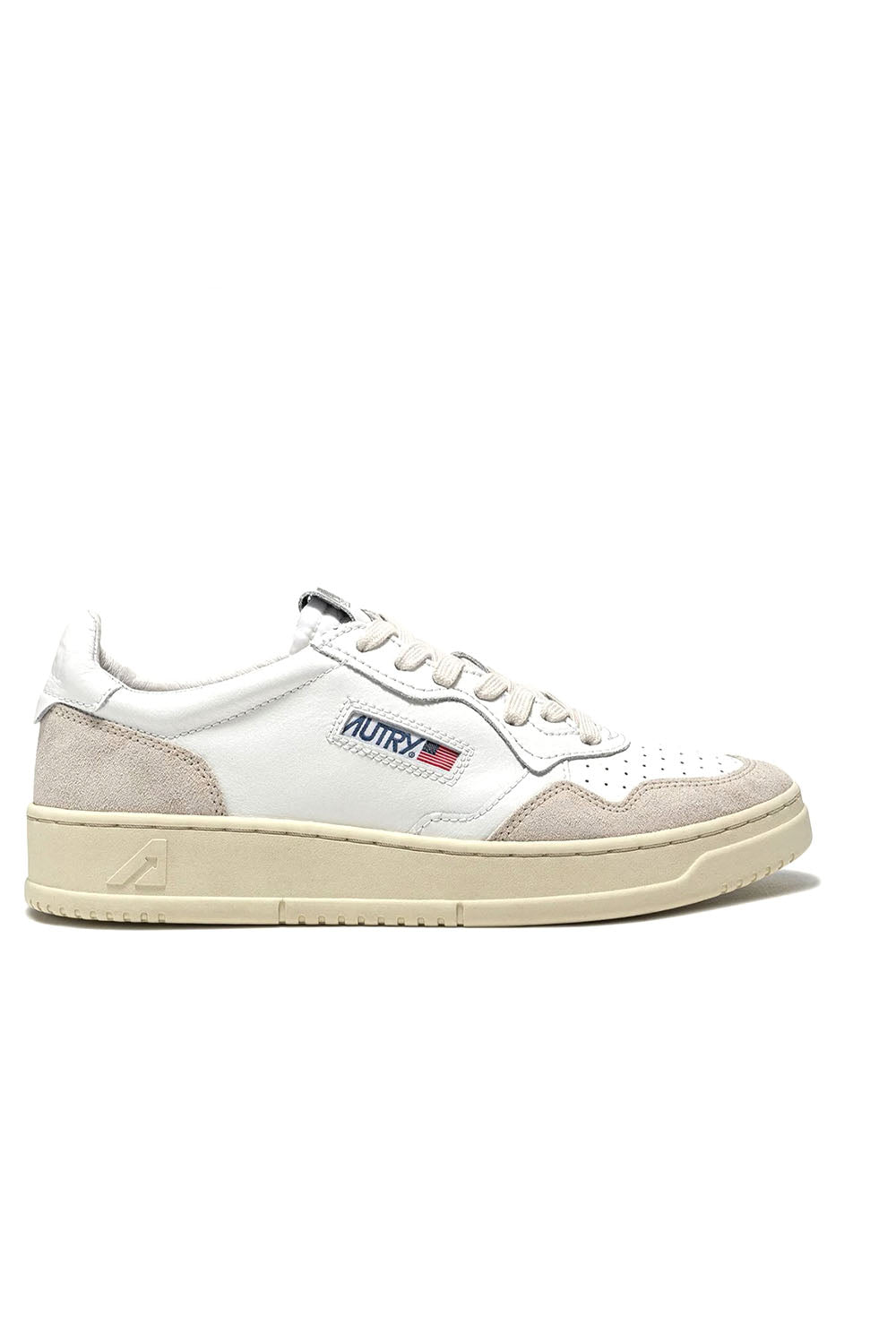  Autry Sneakers Medalist Low Suede White Uomo - 1