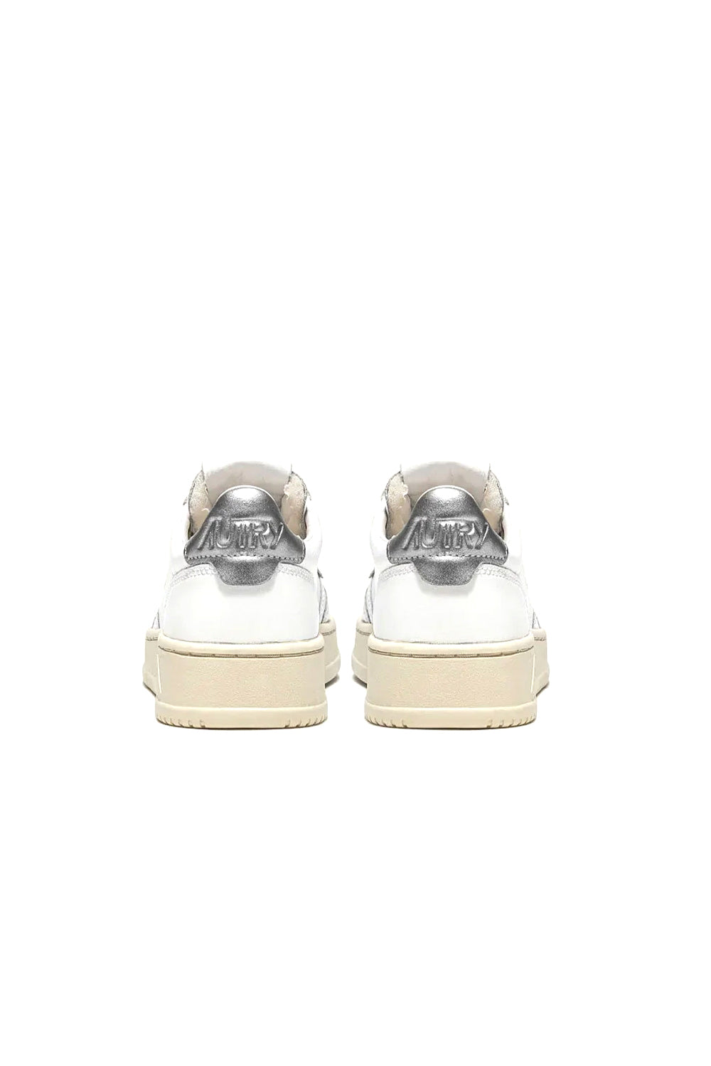  Autry Sneakers Medalist Low White Silver Woman - 3