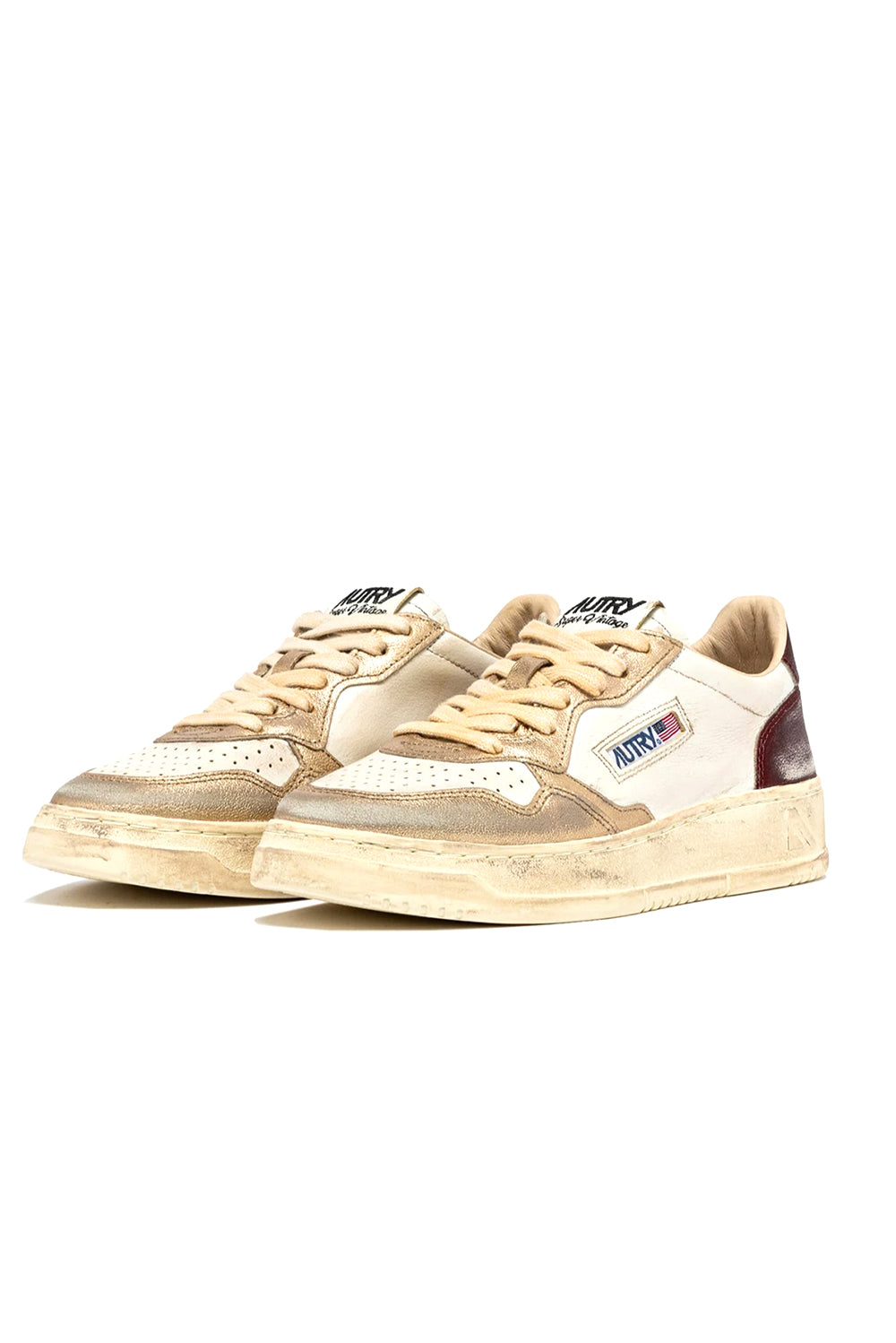  Autry Sneakers Medalist Low Vintage Platinum Violet Woman - 2