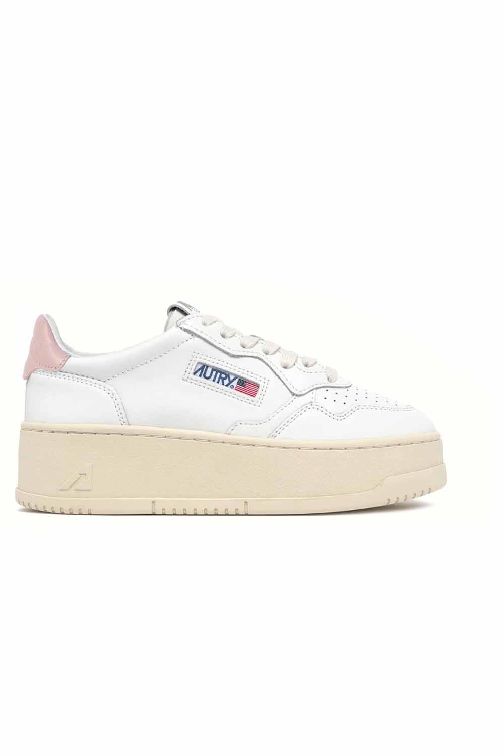  Autry Sneakers Medalist Platform White Powder Woman - 1