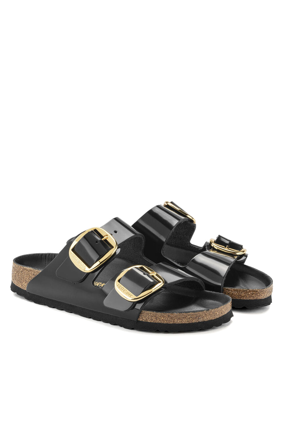  Birkenstock Arizona Big Buckle Shine Black Woman - 2