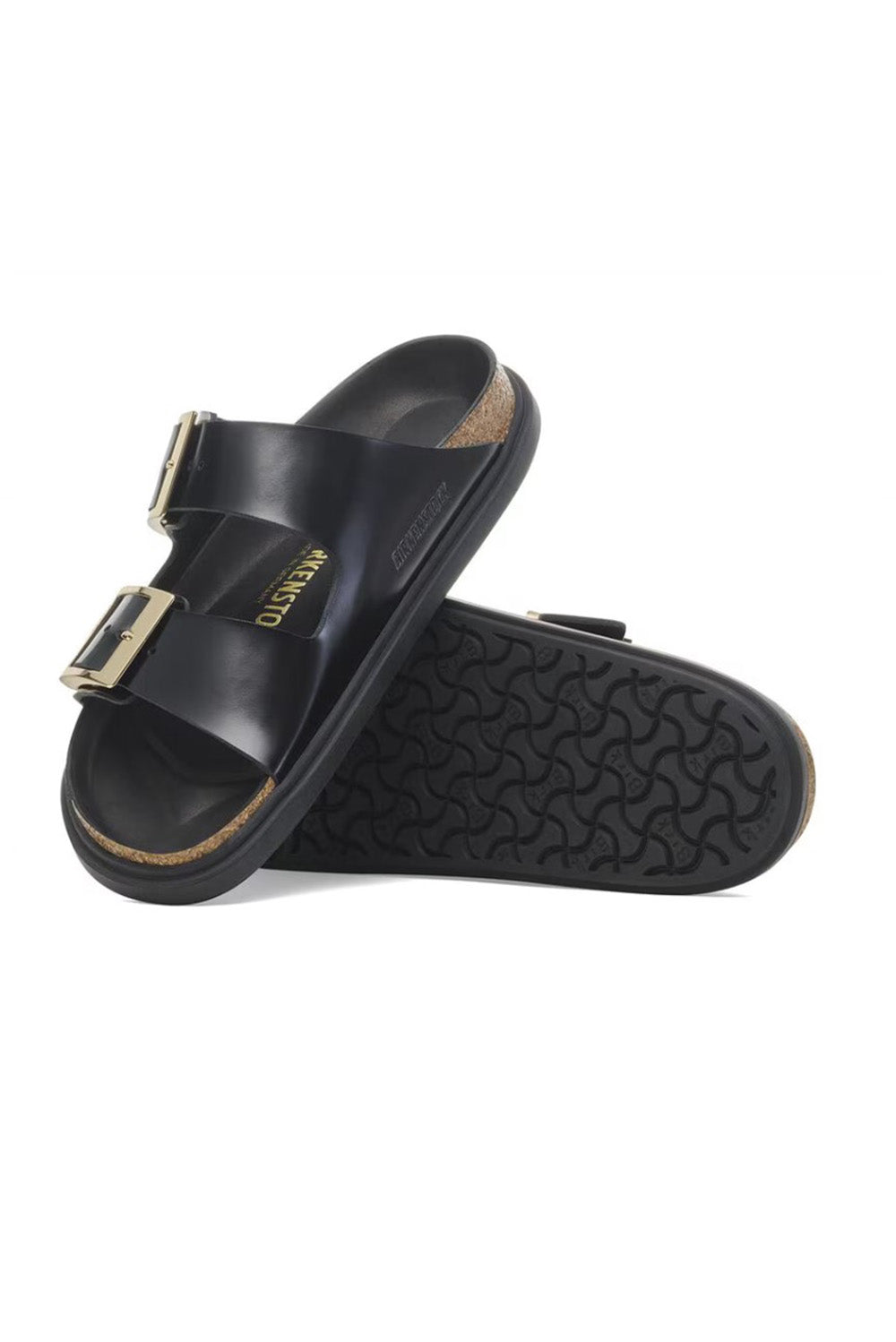  Birkenstock Arizona Droplet Buckle Shine Black Woman - 3