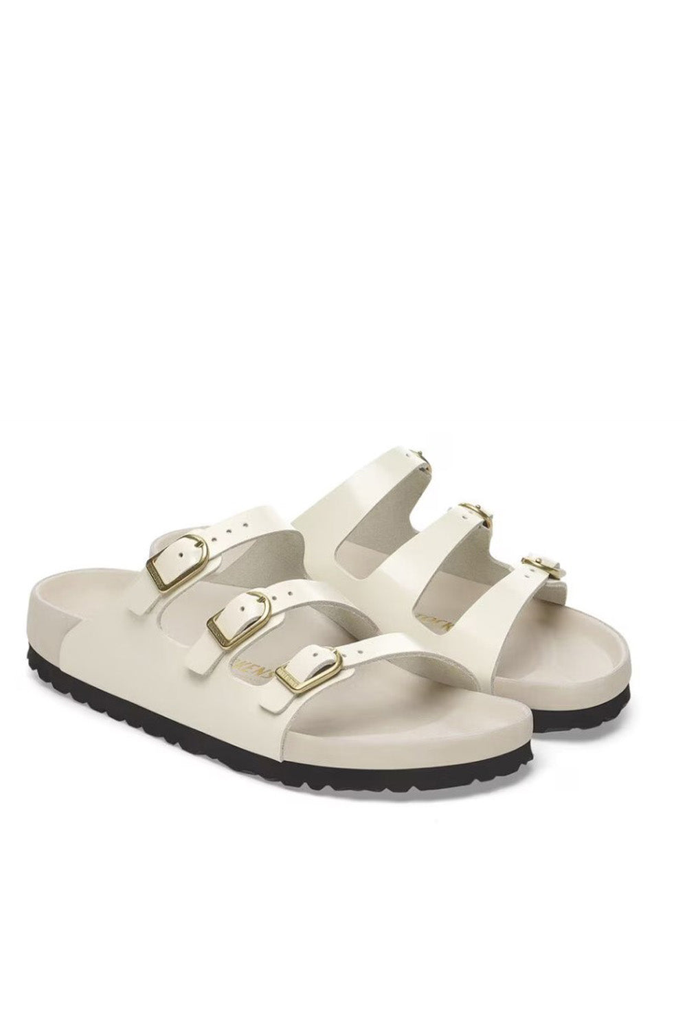  Birkenstock Florida Shine Ecru Woman - 2