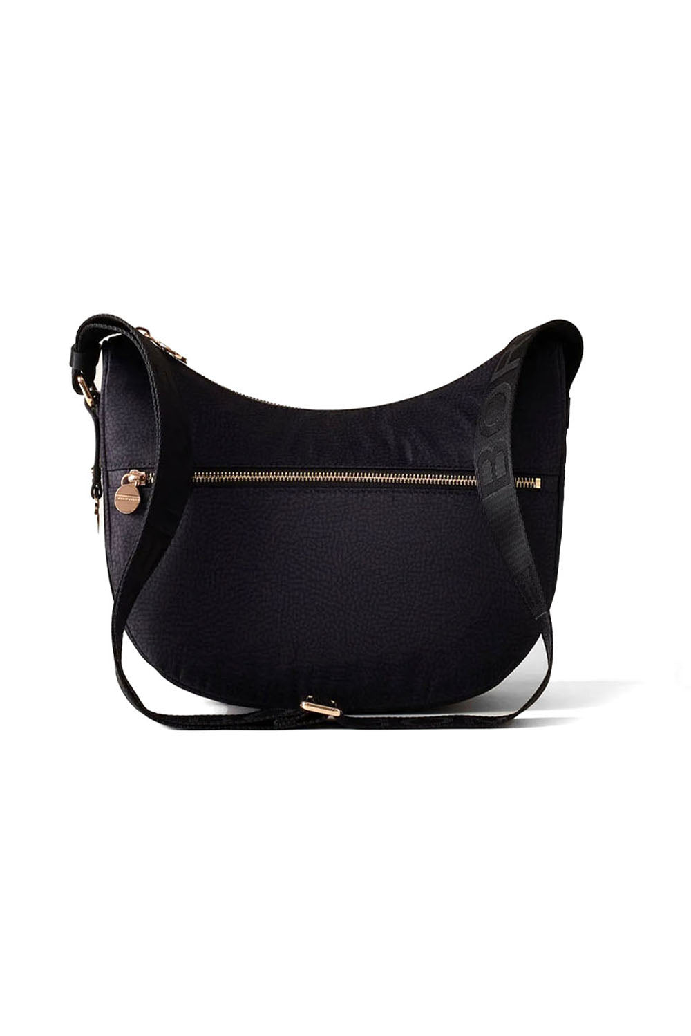  Borbonese Luna Bag Middle Nero Woman - 1