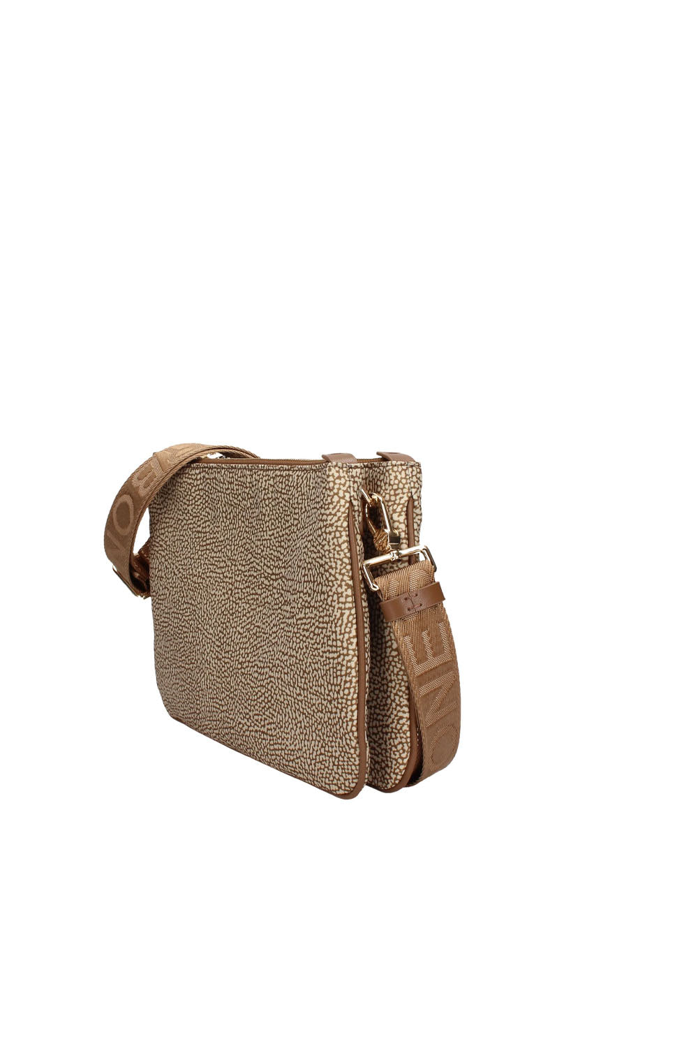  Borbonese Borsa Cross Over Beige Marrone Woman - 2