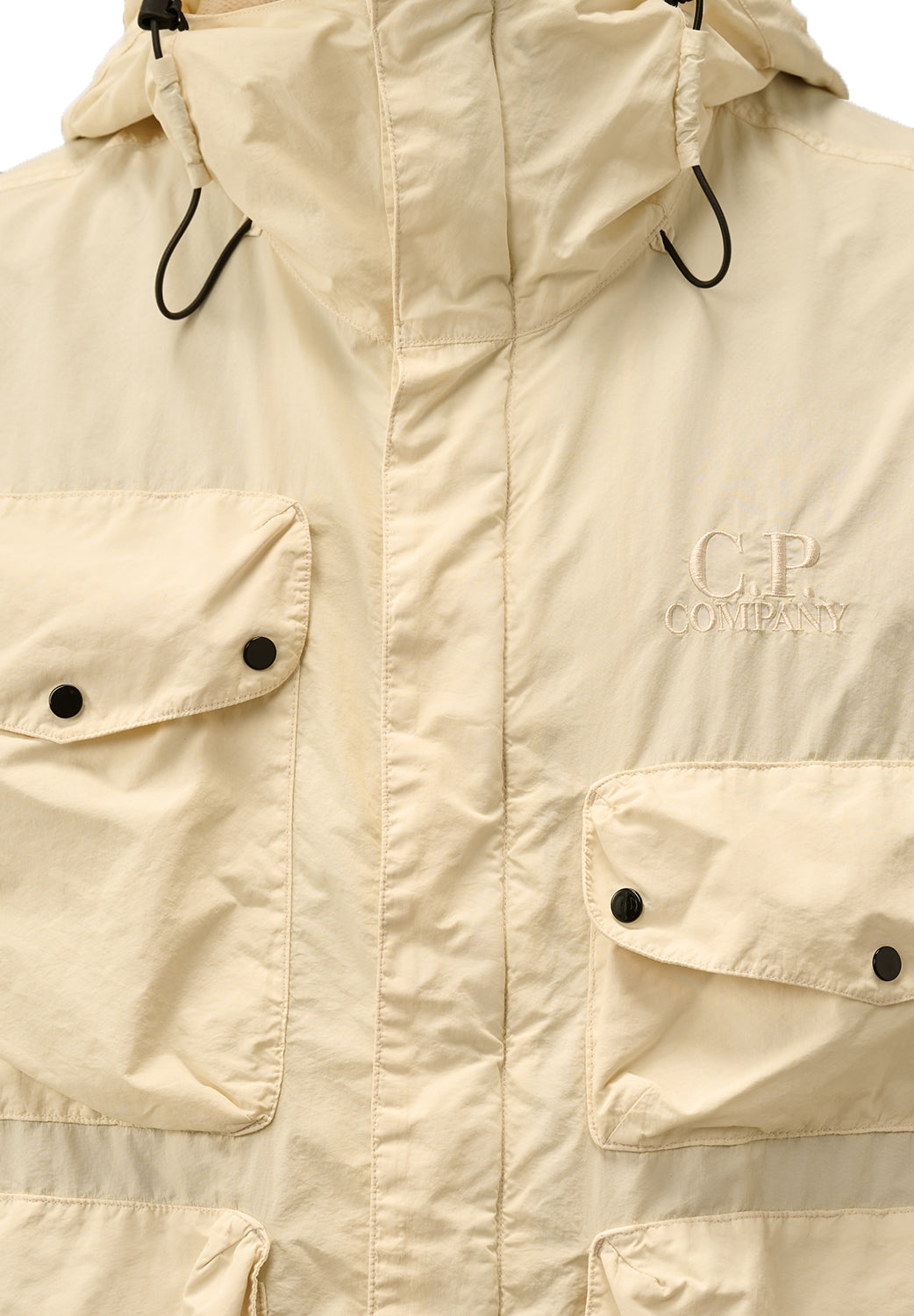  Cp Company Cp Comppany Flatt Nylon Goggle Jacket Pistacchio Shell Uomo - 4