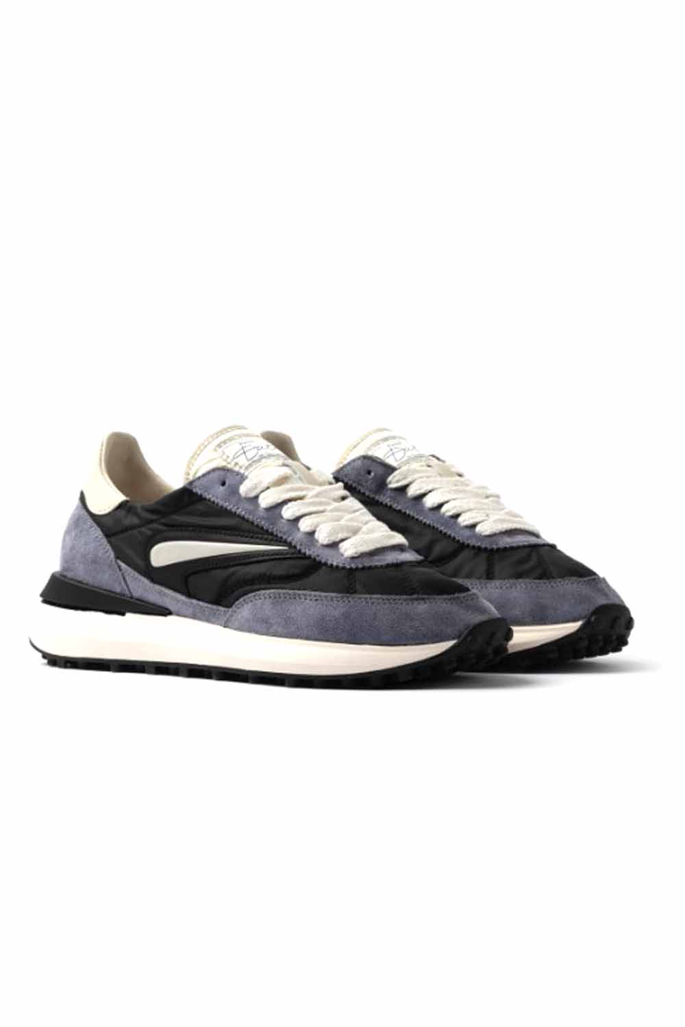  Date D.a.t.e. Sneakers Athleta Black Cream Uomo - 2