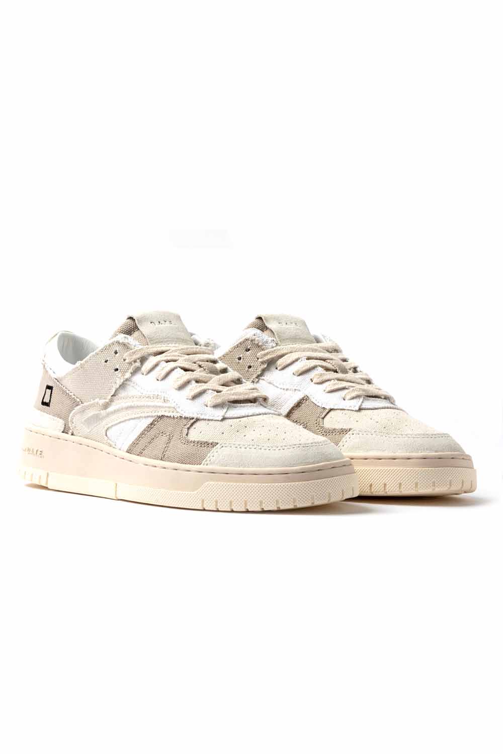  Date D.a.t.e. Sneakers Torneo Fringed Canvas Uomo - 2