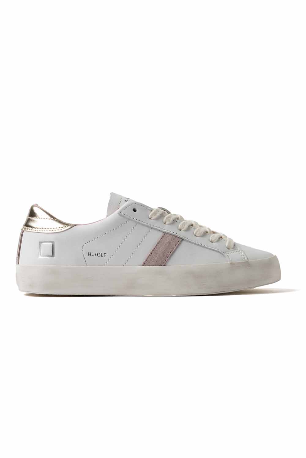  Date D.a.t.e. Sneakers Hill Low Platinum White Platinum Woman - 1