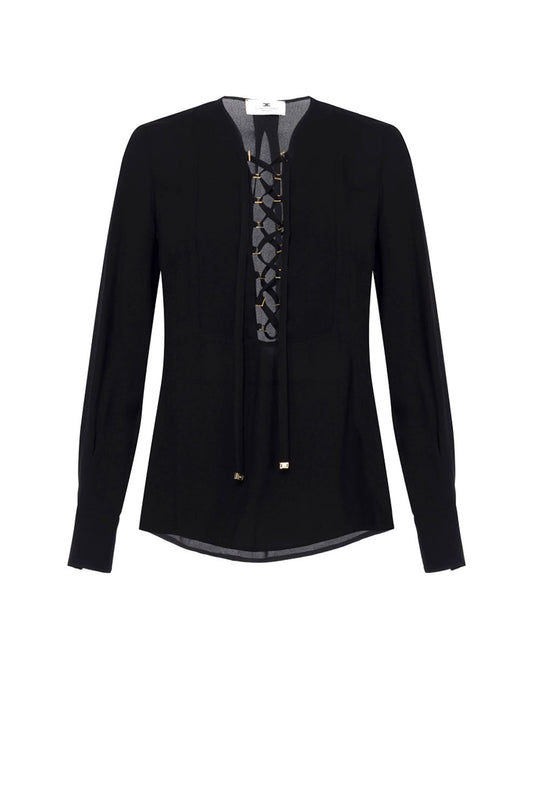 Elisabetta Franchi Blusa in georgette