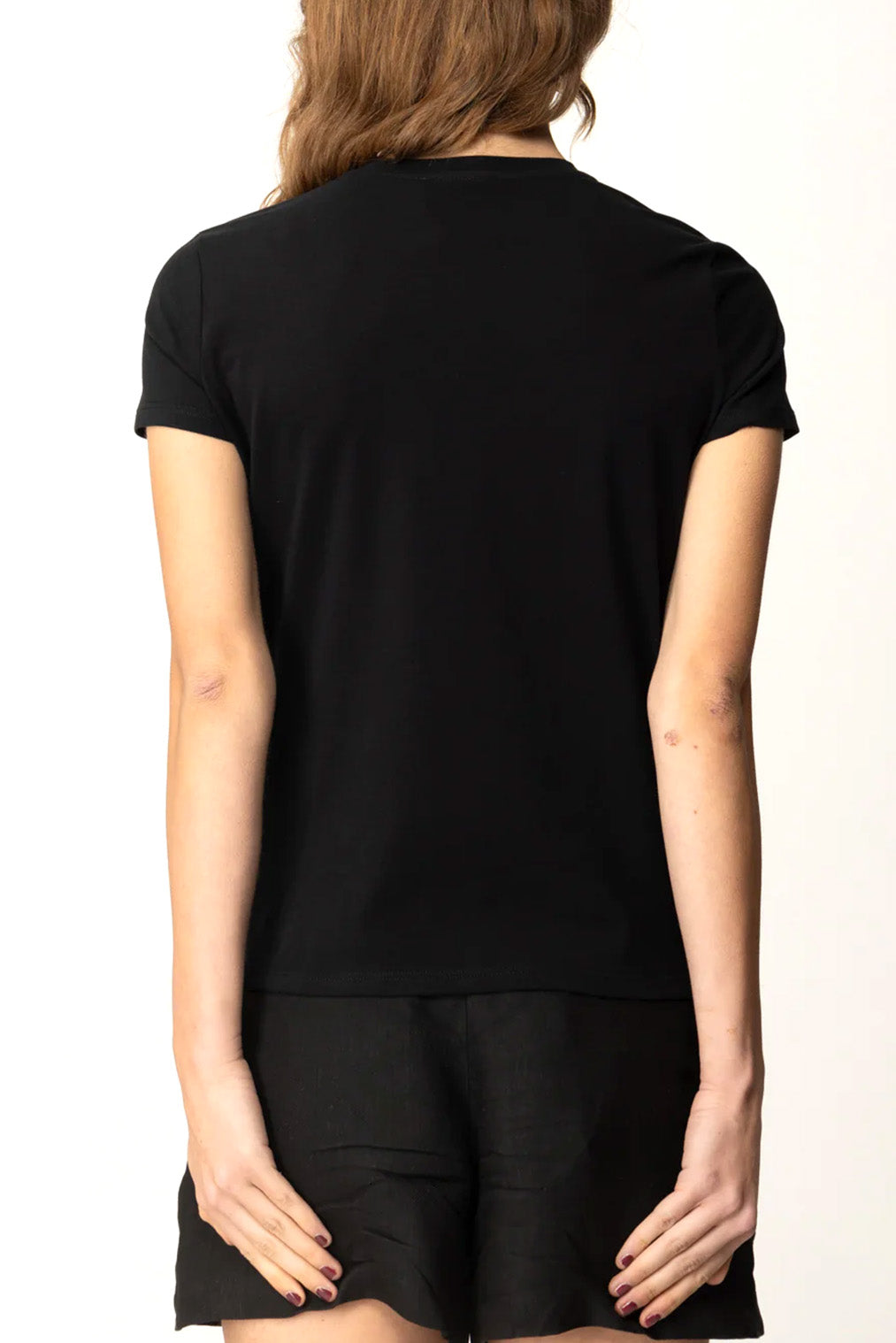  Elisabetta Franchi T-shirt Nero Woman - 3