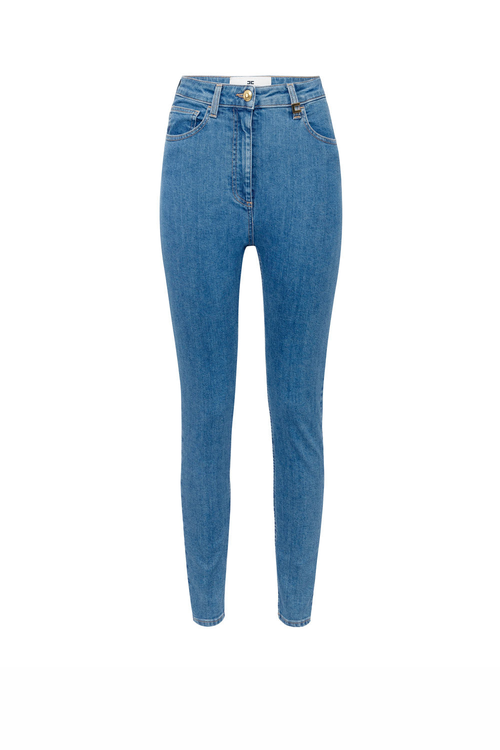  Elisabetta Franchi Jeans Skinny Light Blue Woman - 1